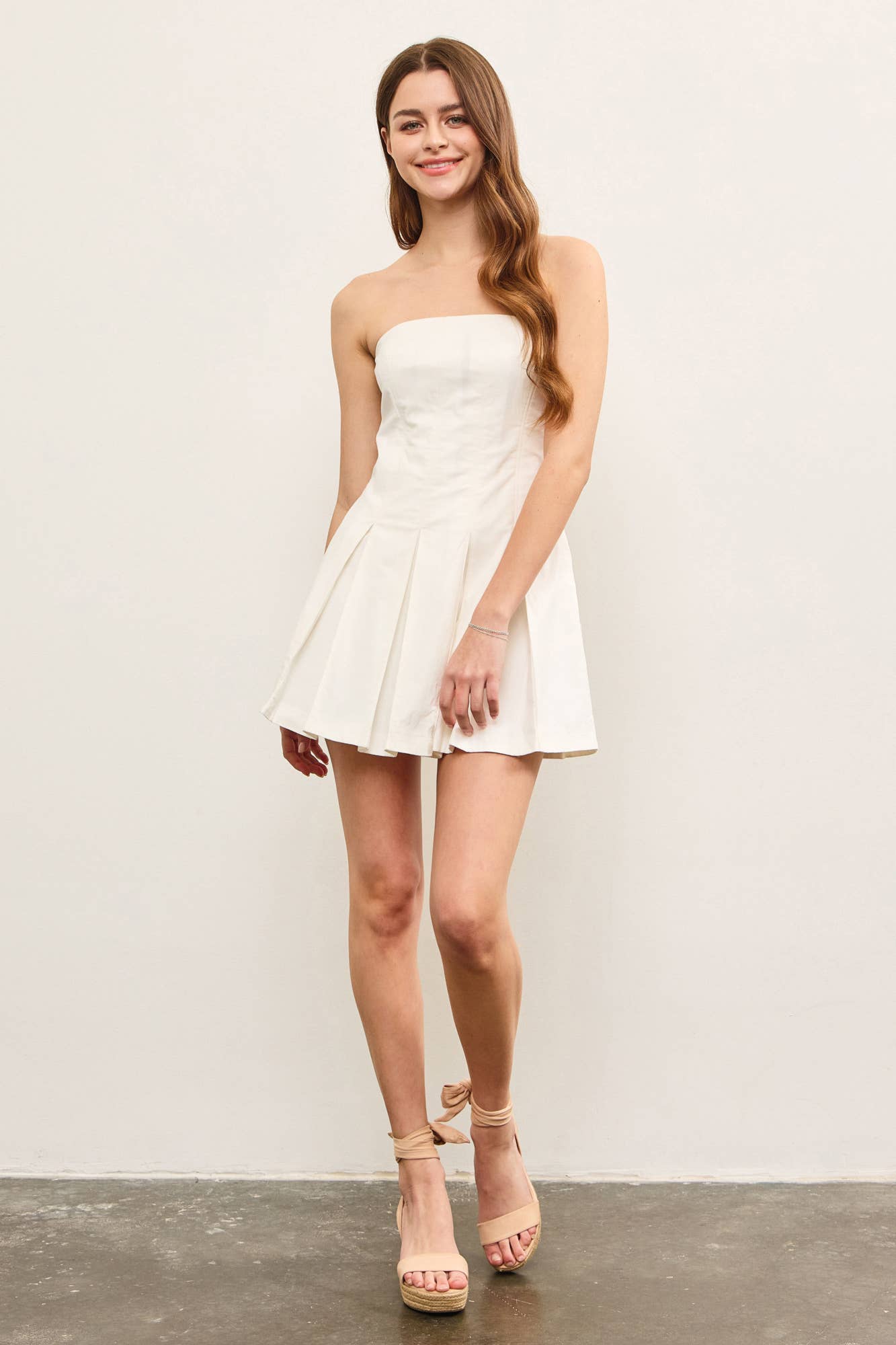 Parker Pleated A-Line Dress