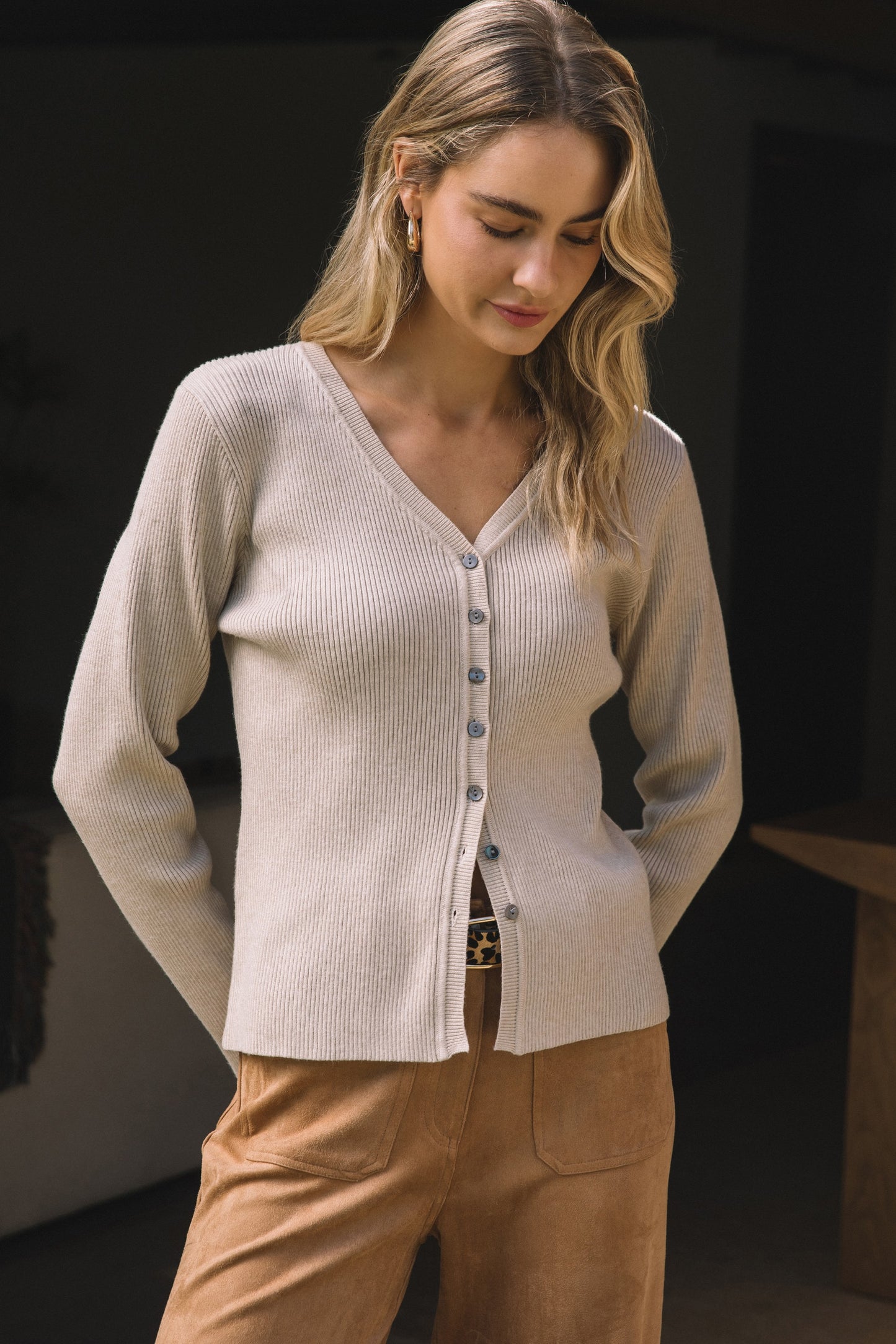 Maddy Button Up Cardigan