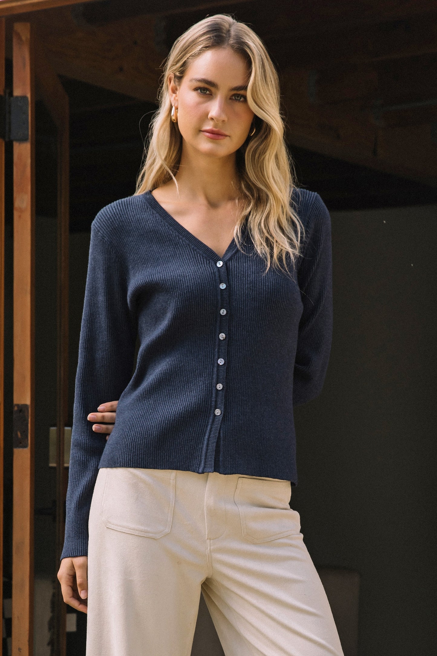 Maddy Button Up Cardigan