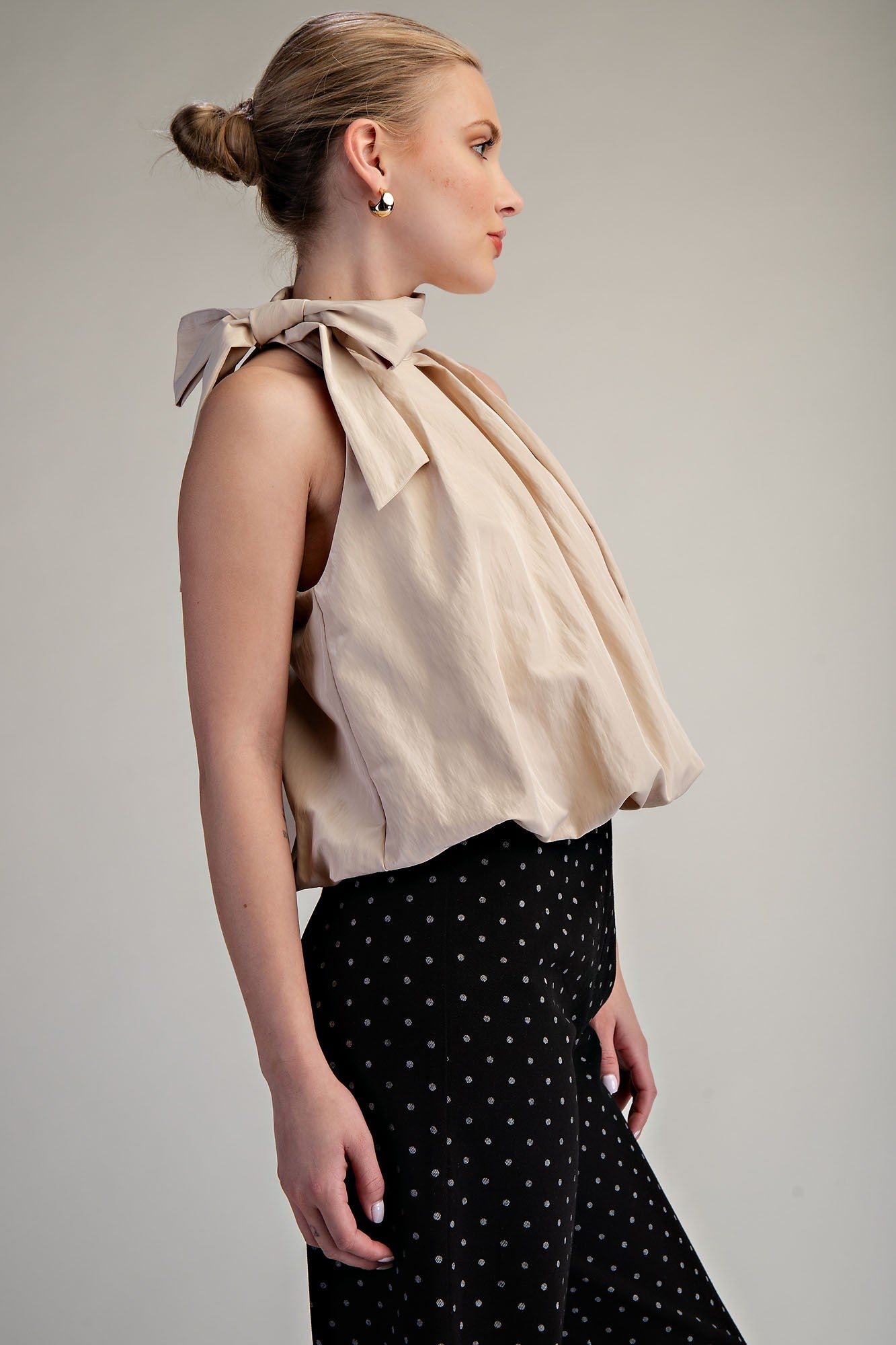 Trudy Tie Wrap Balloon Top