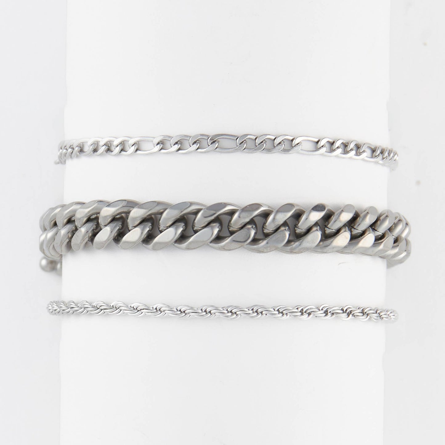 Waterproof Bracelets Narelle Figaro Chain Trio Set