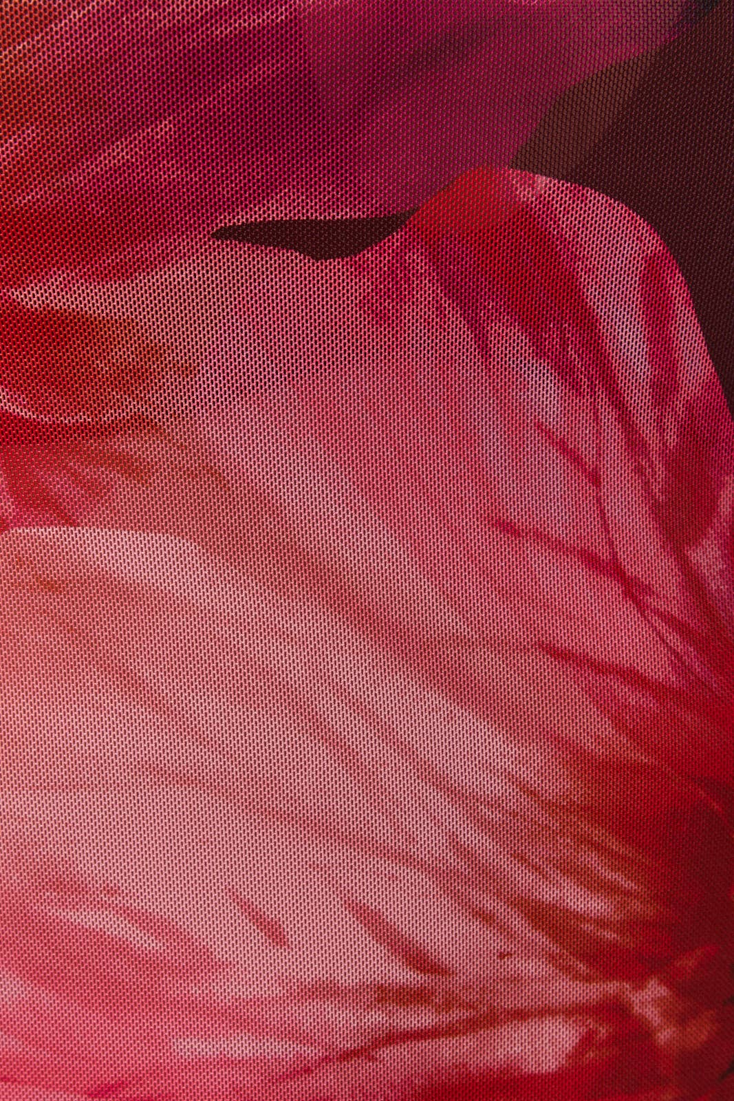 LONG SLEEVE MERROW HEM MESH TOP