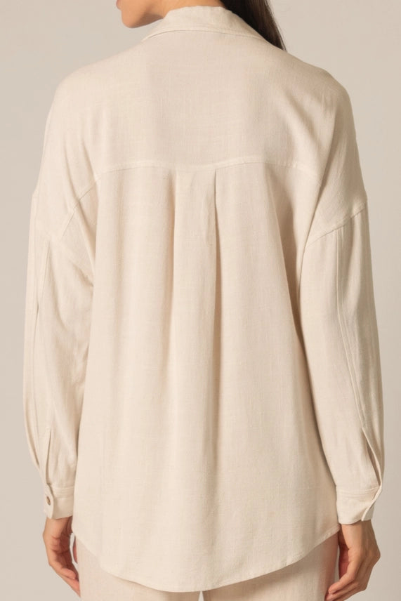 Livya Linen Button Up