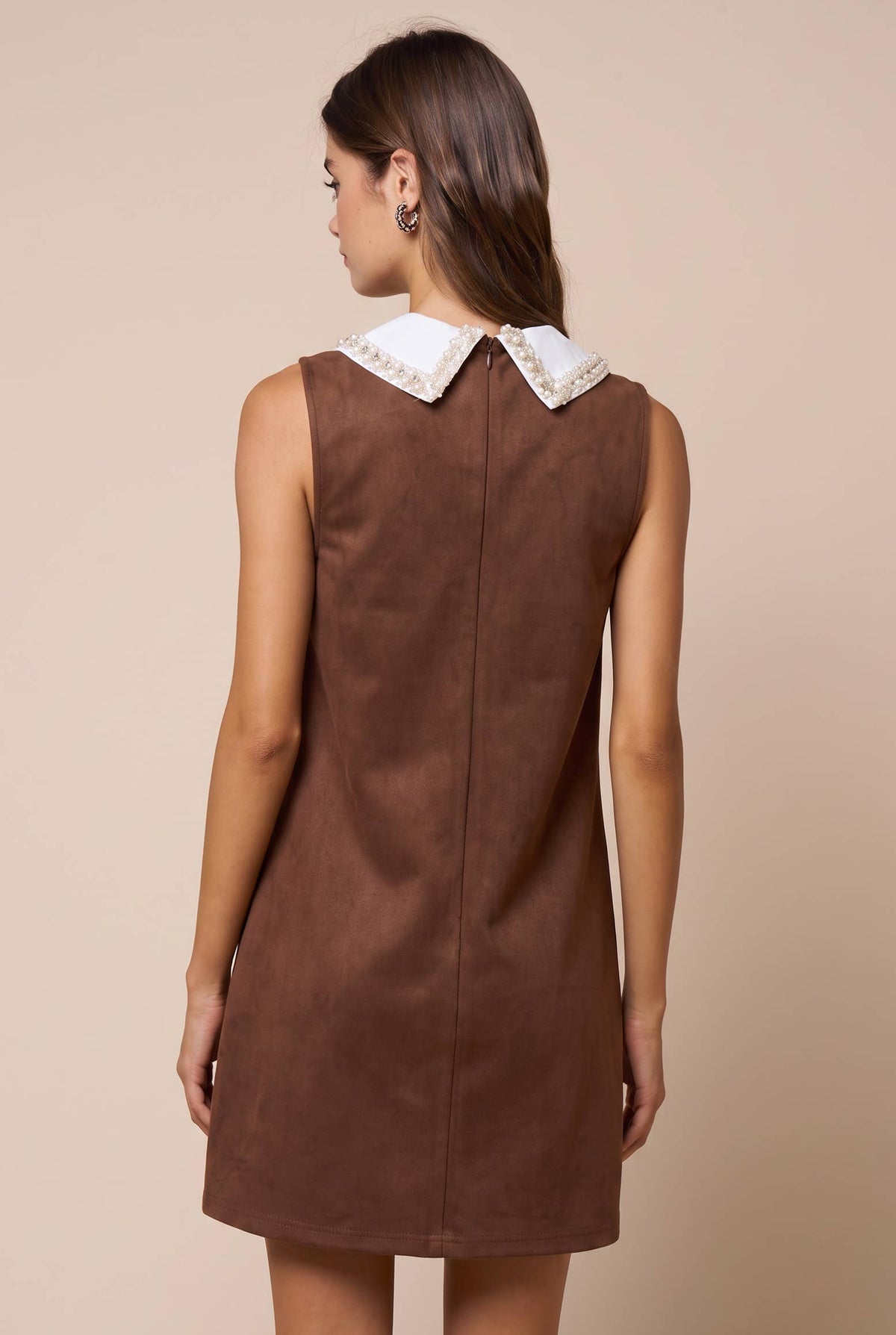 Francesca Suede Mini Dress