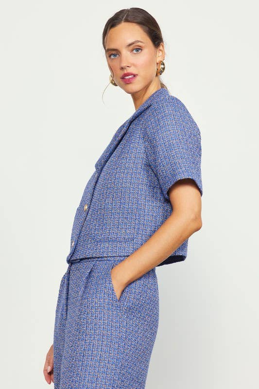 Delphine Tweed Blazer
