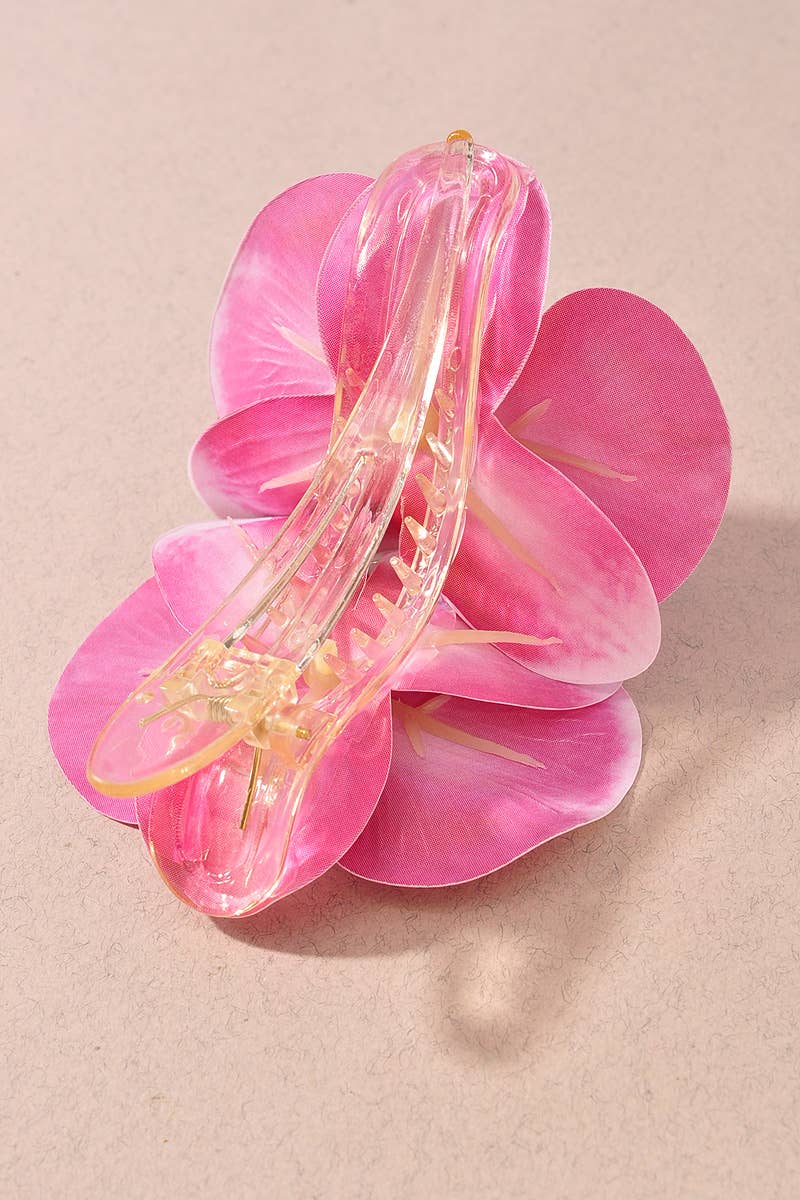 Orchid Flower Hair Clip