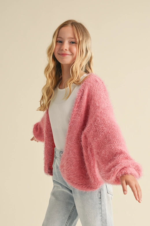 Tessa Fuzzy Cardigan
