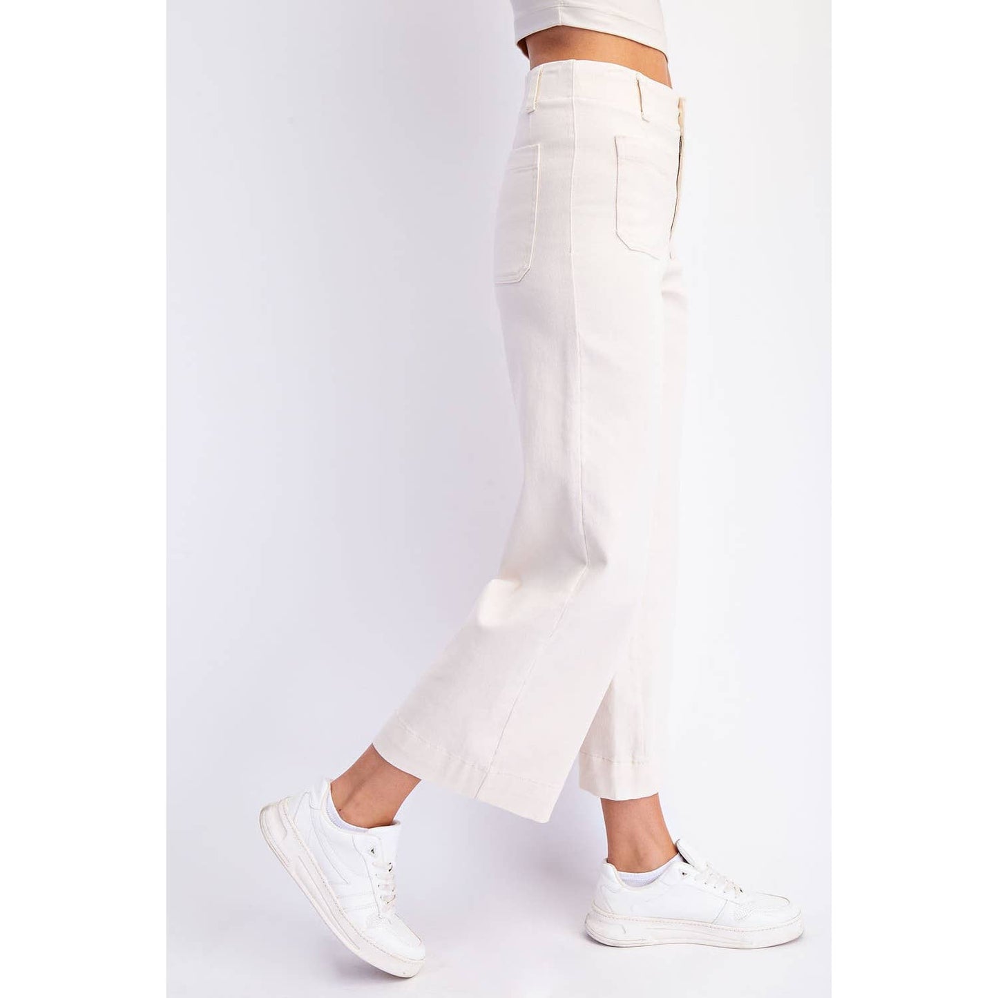 Amelia Cropped Wide Leg Pants