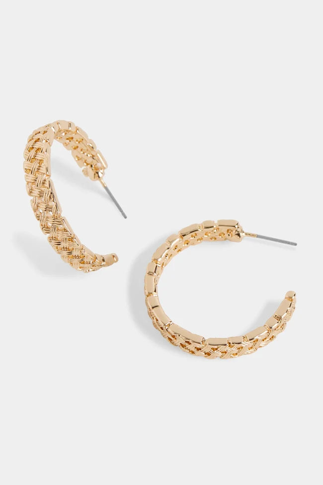 Vida Weaved Hoops