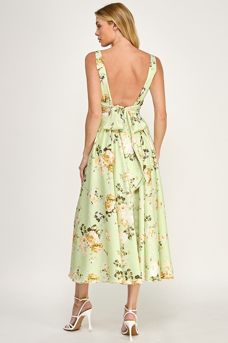 Priscilla Poplin Maxi Dress