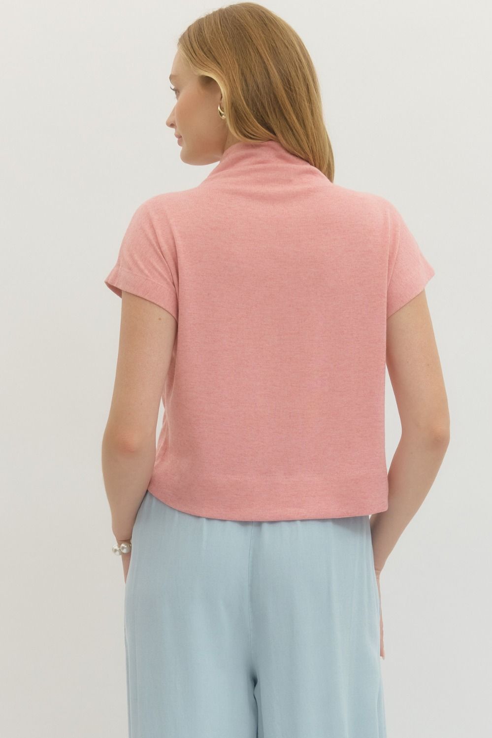 Macy Mock Neck Top