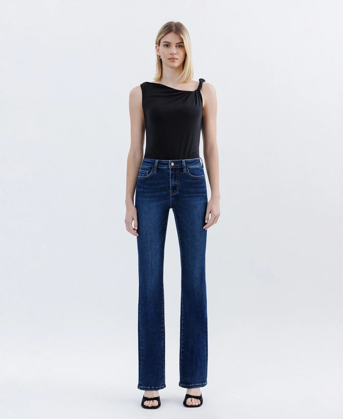 Tummy Control High Rise Full Length Bootcut Jeans