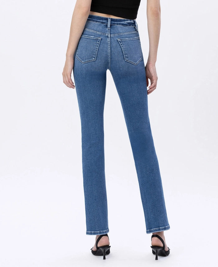 Jeanne High Rise Slim Straight Jeans