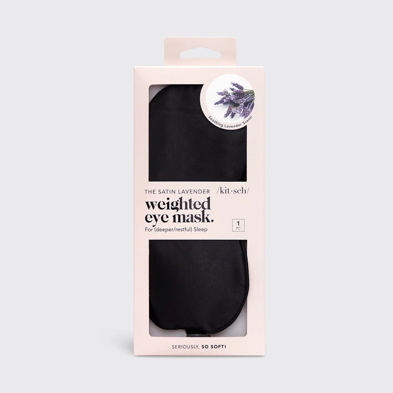 Weighted Satin Eye Mask