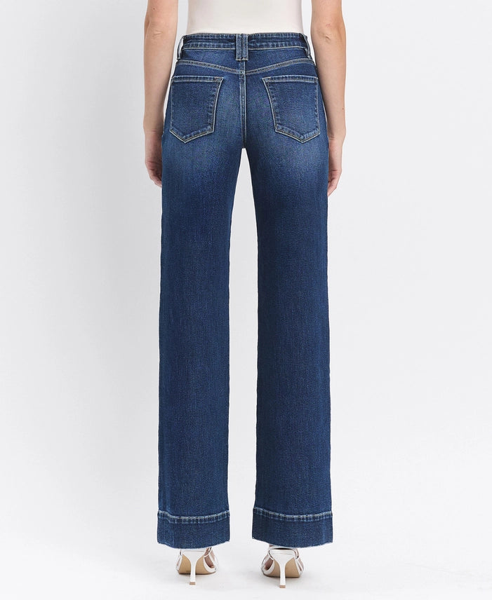 Lily High Rise Wide Leg Jeans