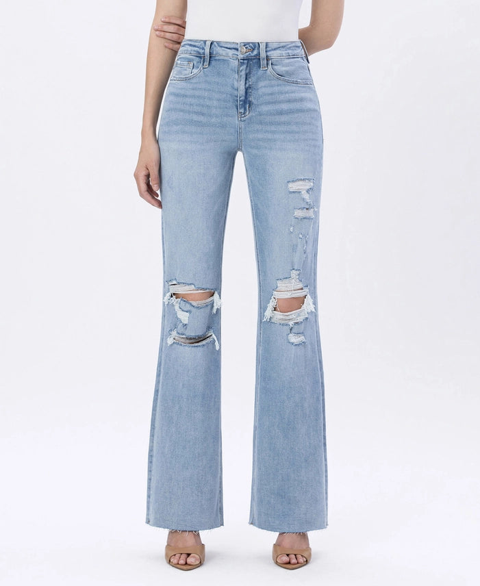 Natalie Super High Rise Flare Jeans