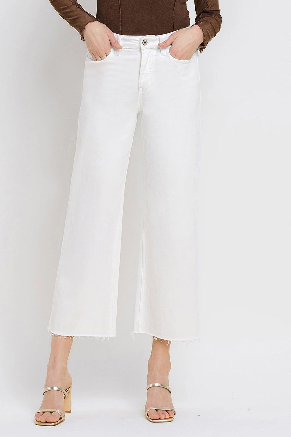Stephanie High Rise Wide Leg Jeans