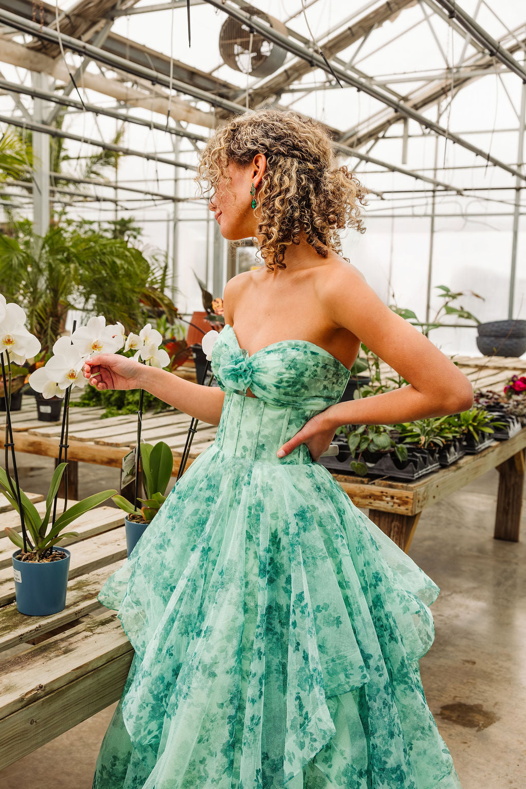 Floral Print Prom Dresses