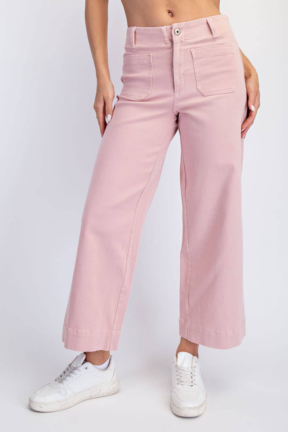 Amelia Cropped Wide Leg Pants