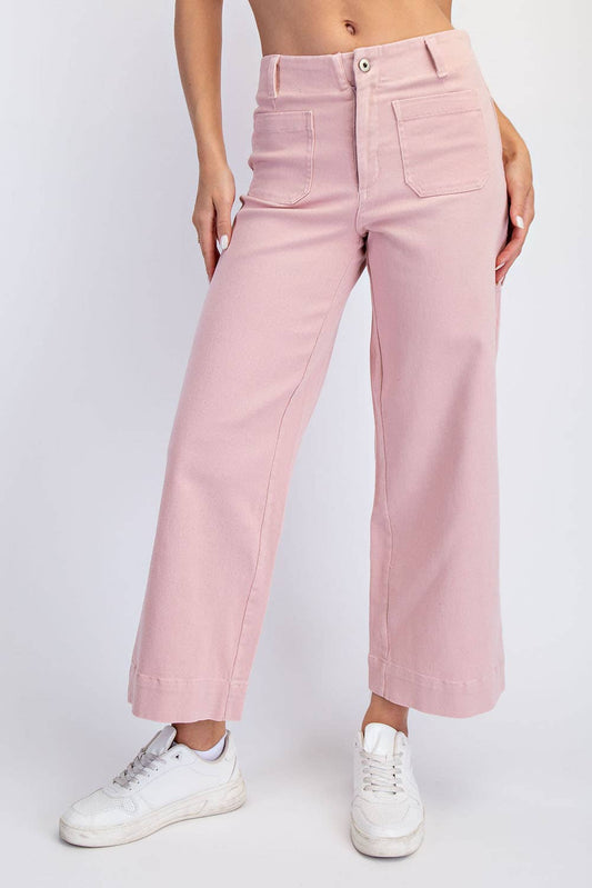 Amelia Cropped Wide Leg Pants