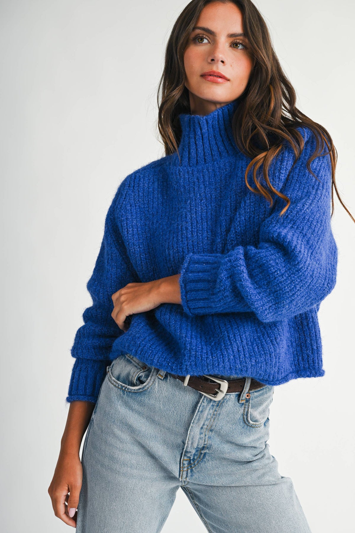 Maeva Mock Neck Sweater