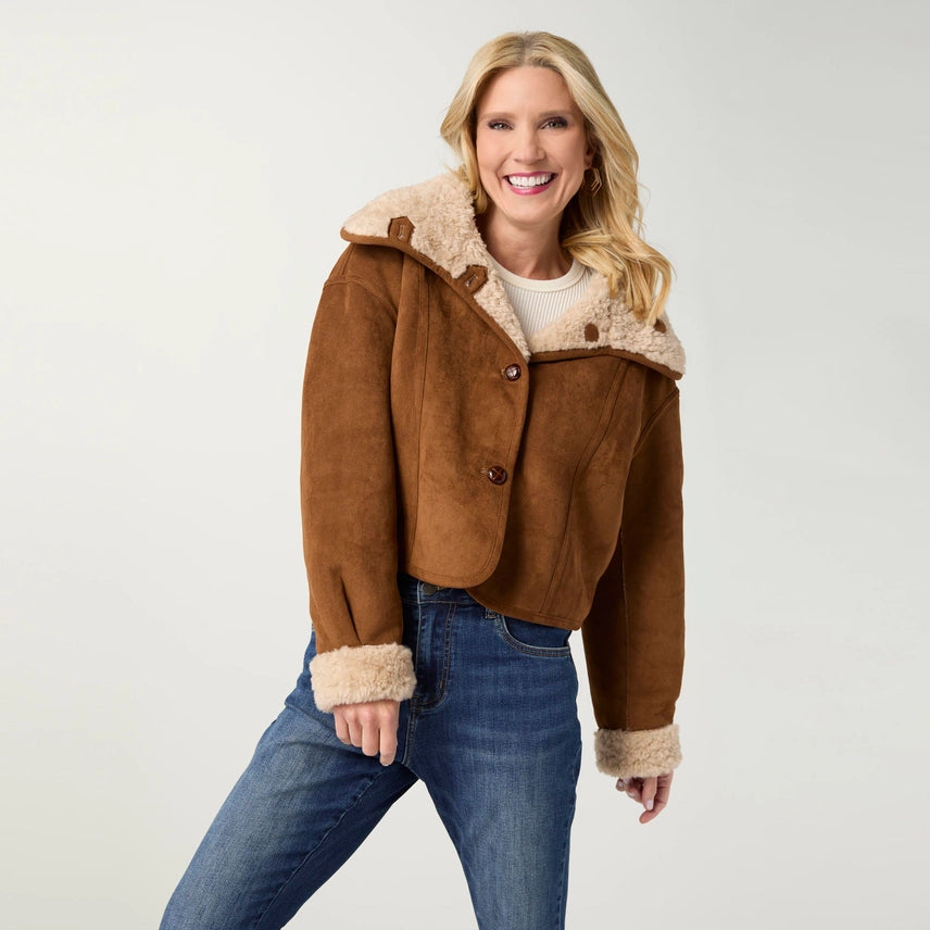 Andrea Suede Jacket
