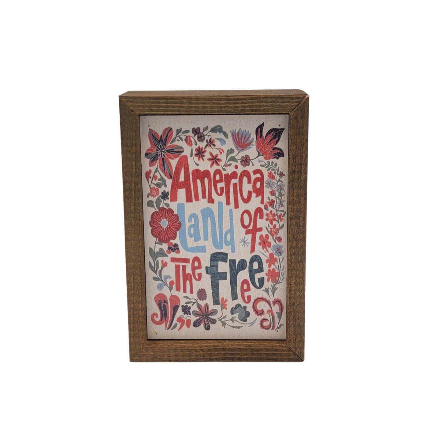 America Land Of The Free Decor