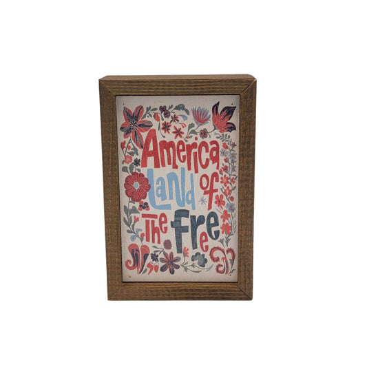 America Land Of The Free Decor