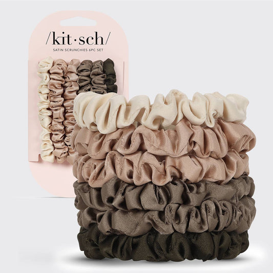 Elle Petite Satin Scrunchies