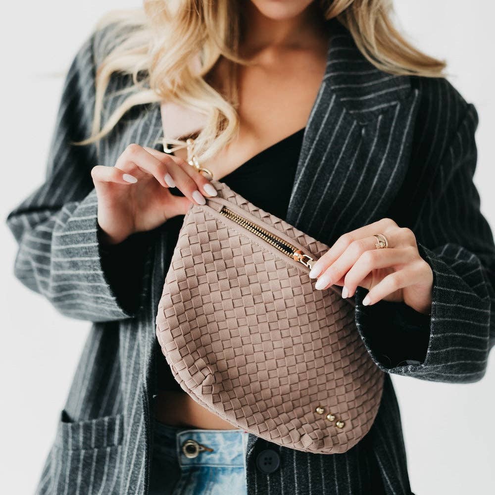 Suede Westlyn Woven Bum Bag - PREORDER!