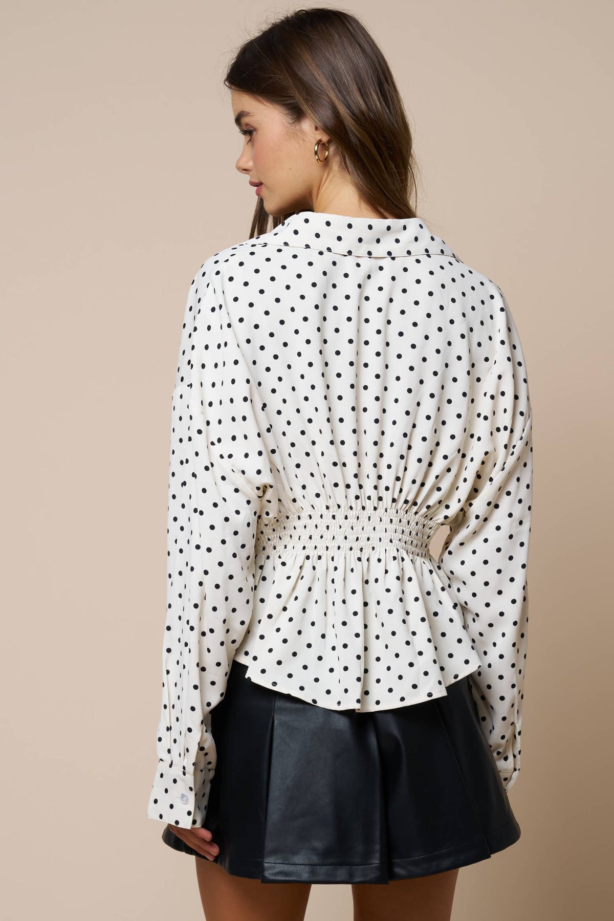 Clarke Pleated Button Up