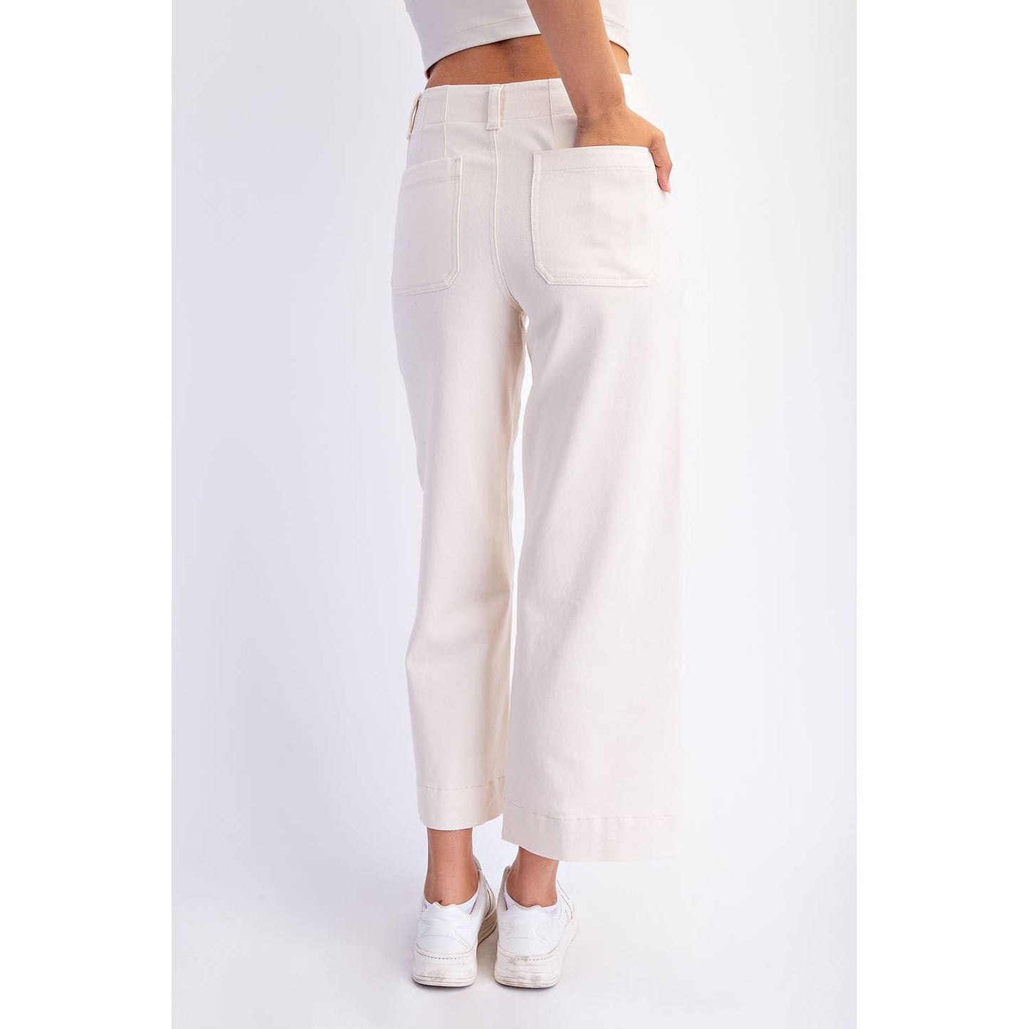 Amelia Cropped Wide Leg Pants