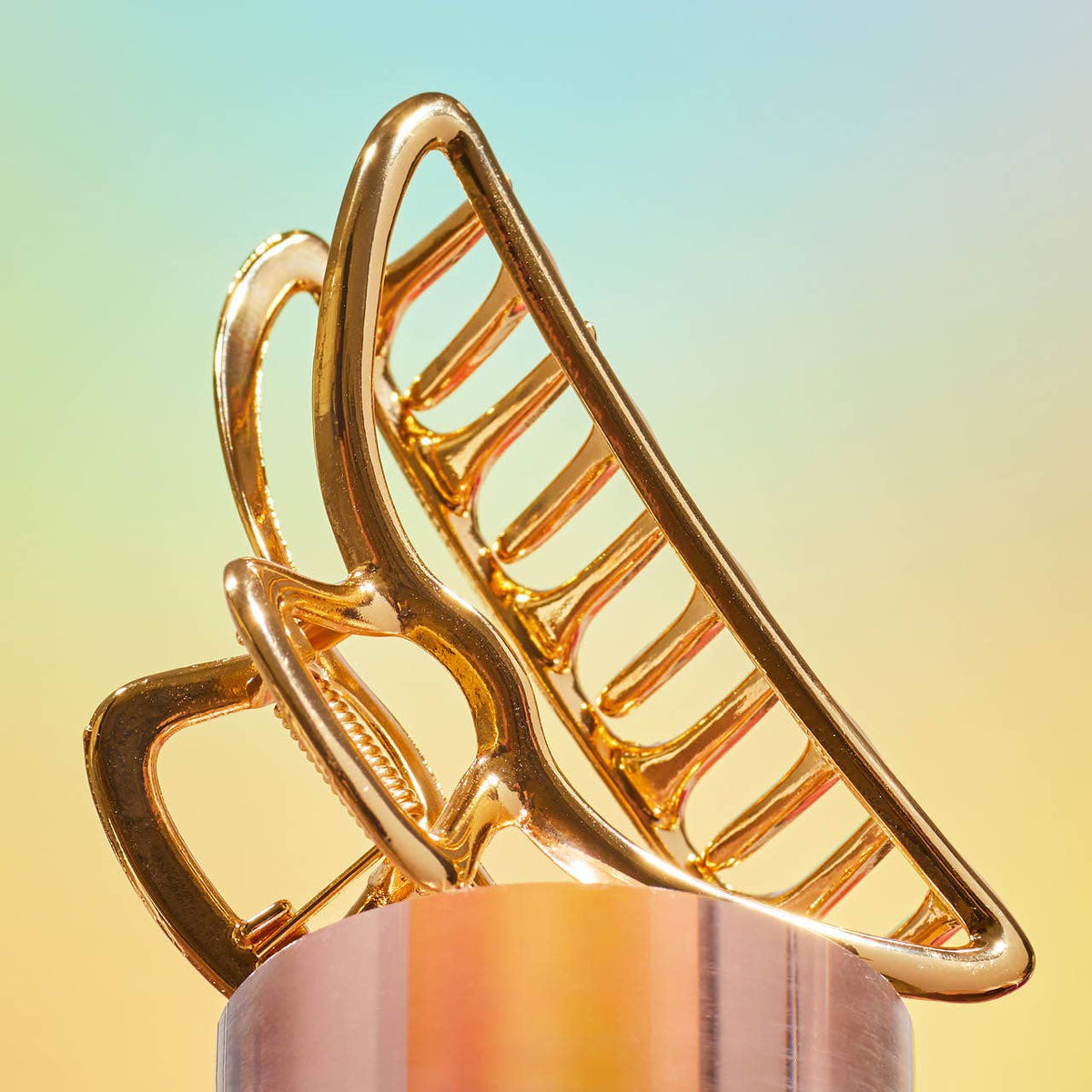 Cora Gold Claw Clip