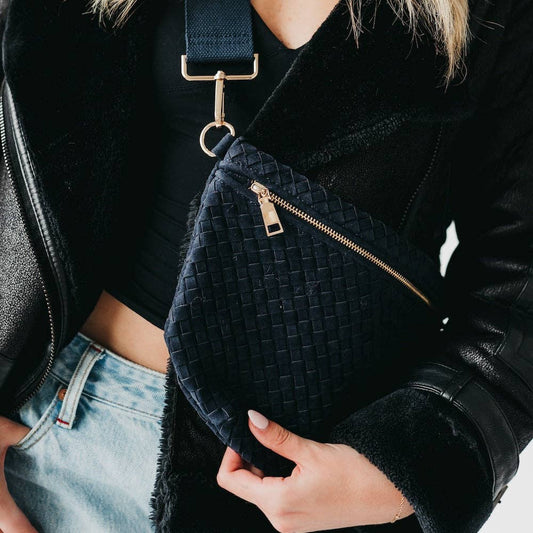 Suede Westlyn Woven Bum Bag - PREORDER!