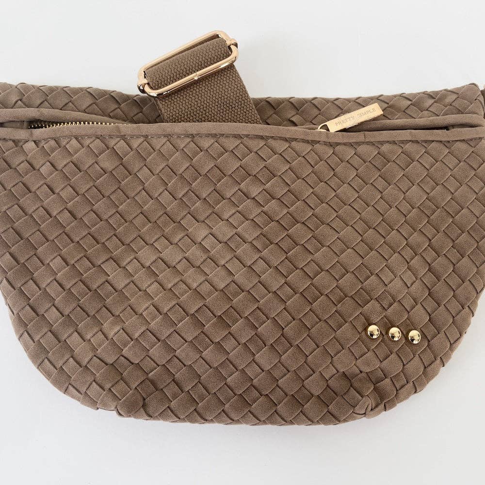 Suede Westlyn Woven Bum Bag - PREORDER!