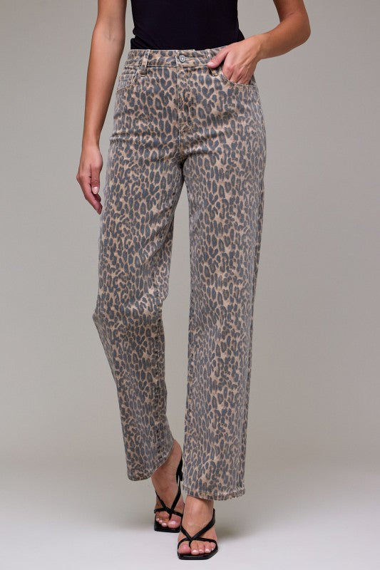 Cheetah Clasic Straight Denim HD179WS-CHE