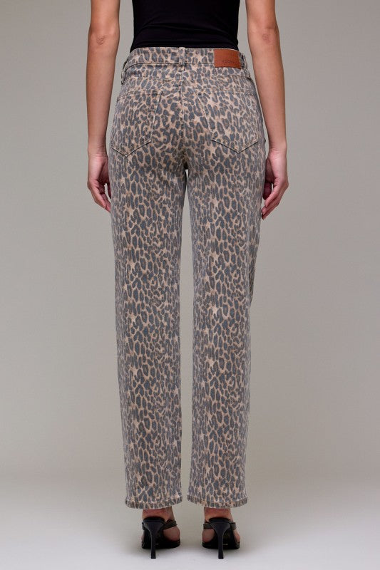 Cheetah Clasic Straight Denim HD179WS-CHE