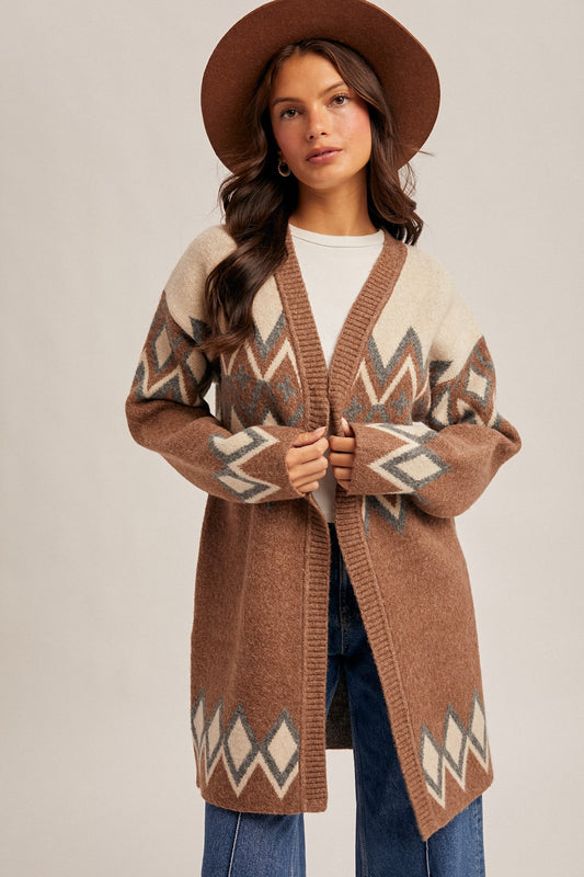 Nordic Patterned Cardigan