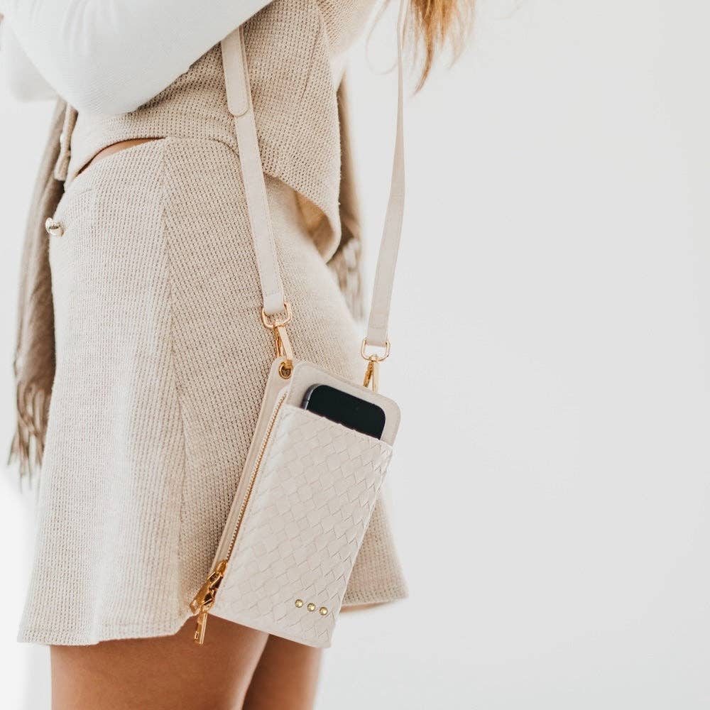 Lucy Woven Phone Bag