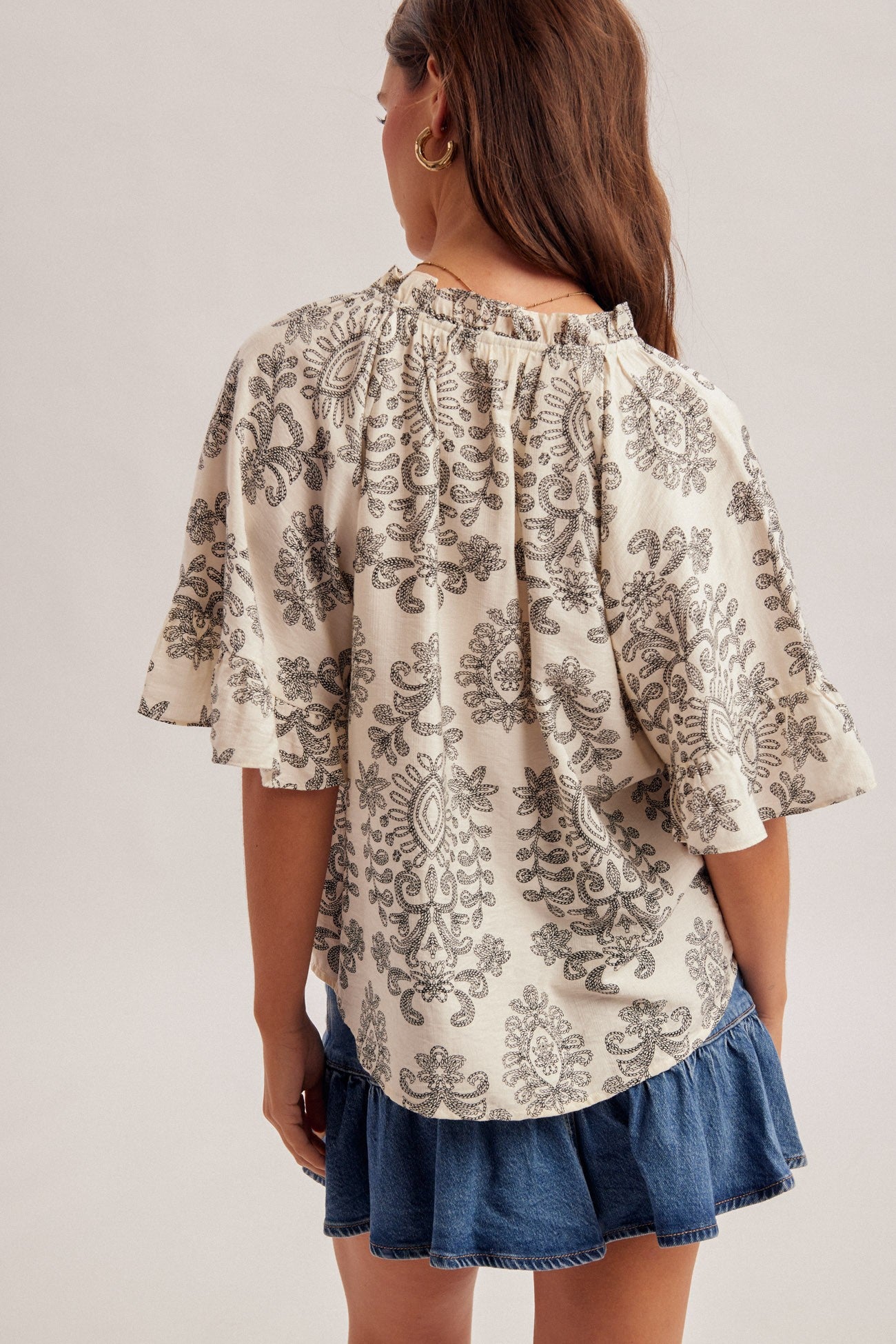 Blair Bohemian Print Blouse