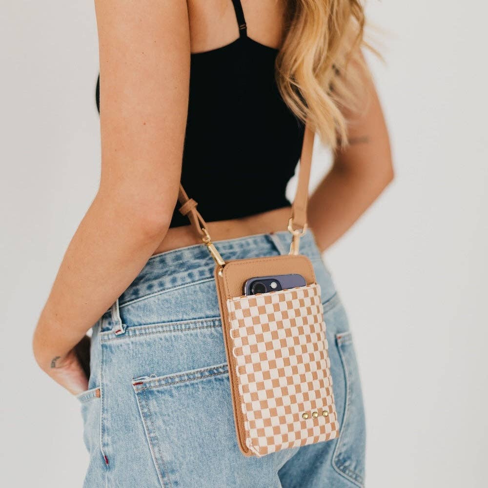 Lucy Woven Phone Bag
