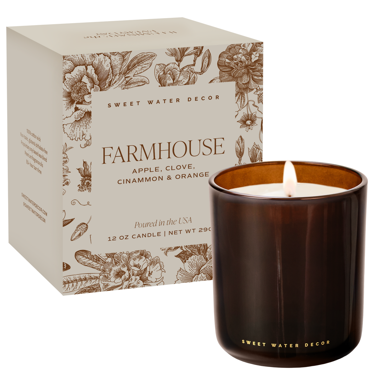 Farmhouse 12 oz Boxed Soy Candle