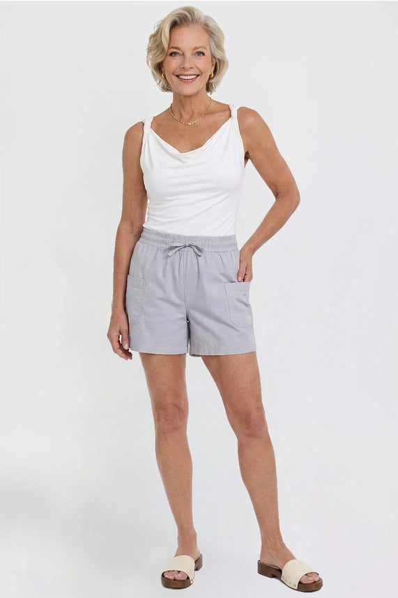 Dakota Drawstring Shorts with Side Pockets