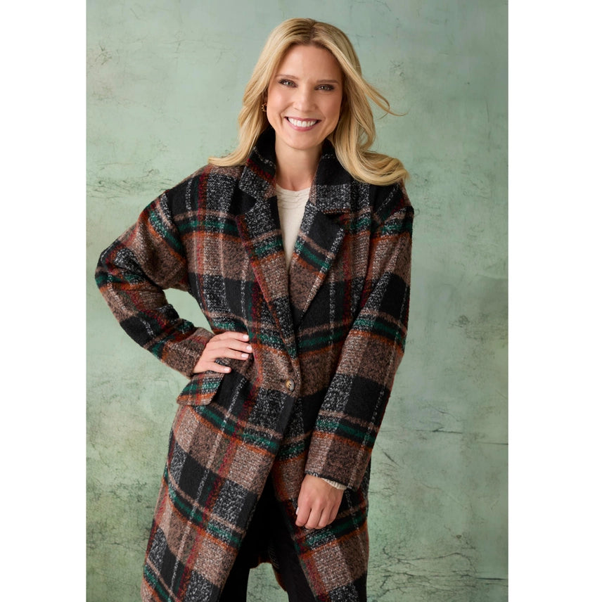 Kiley Plaid Coat
