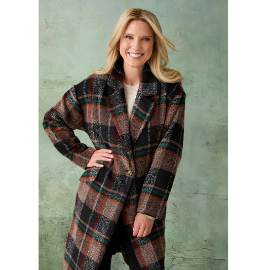 Kiley Plaid Coat