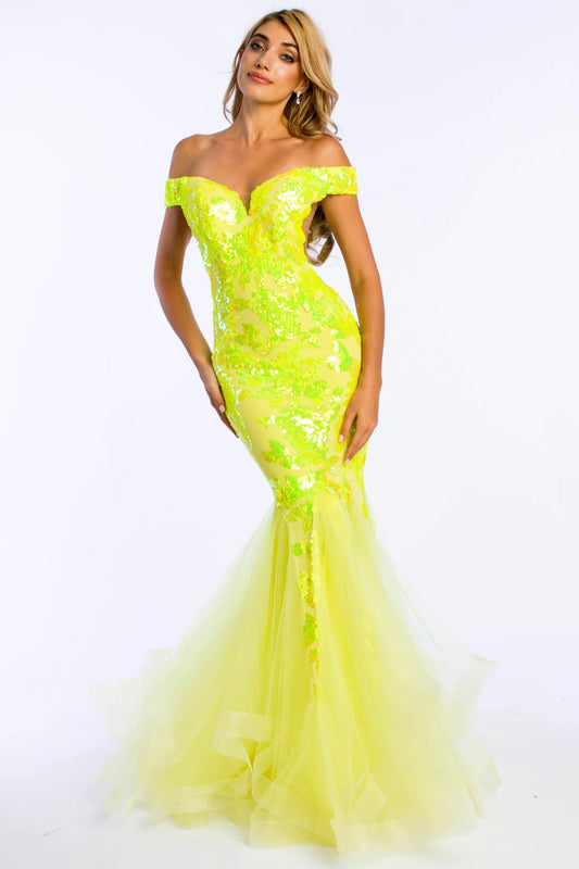 Ava Presley Fit & Flare Prom Style 37337 Size 4
