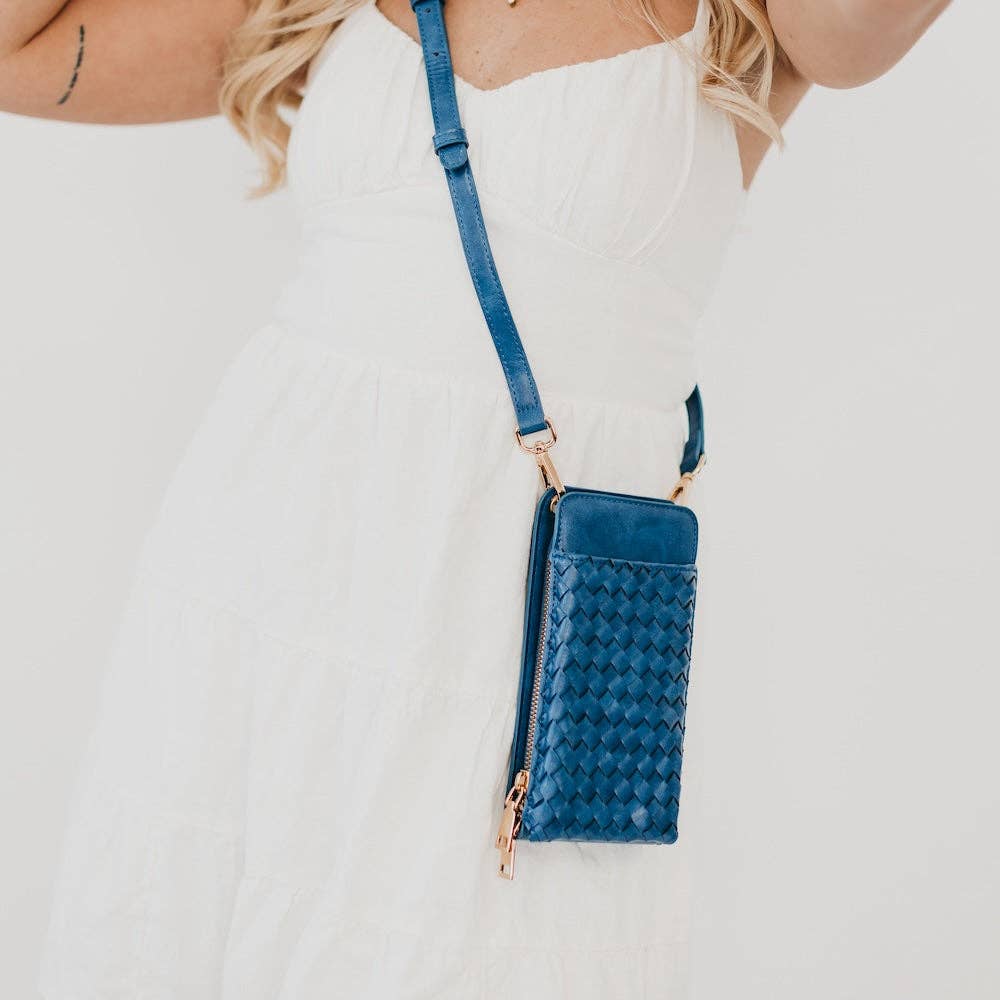 Lucy Woven Phone Bag