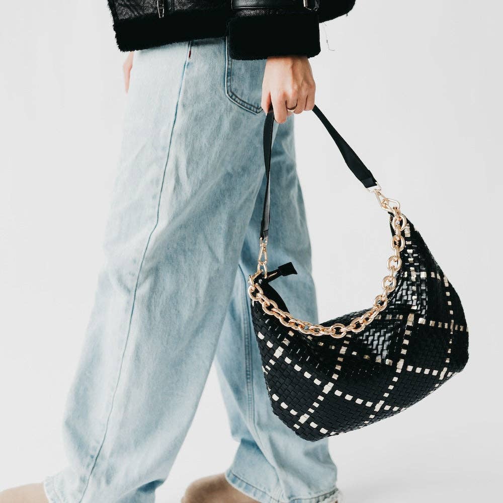 Sienna Slouchy Woven Shoulder Bag