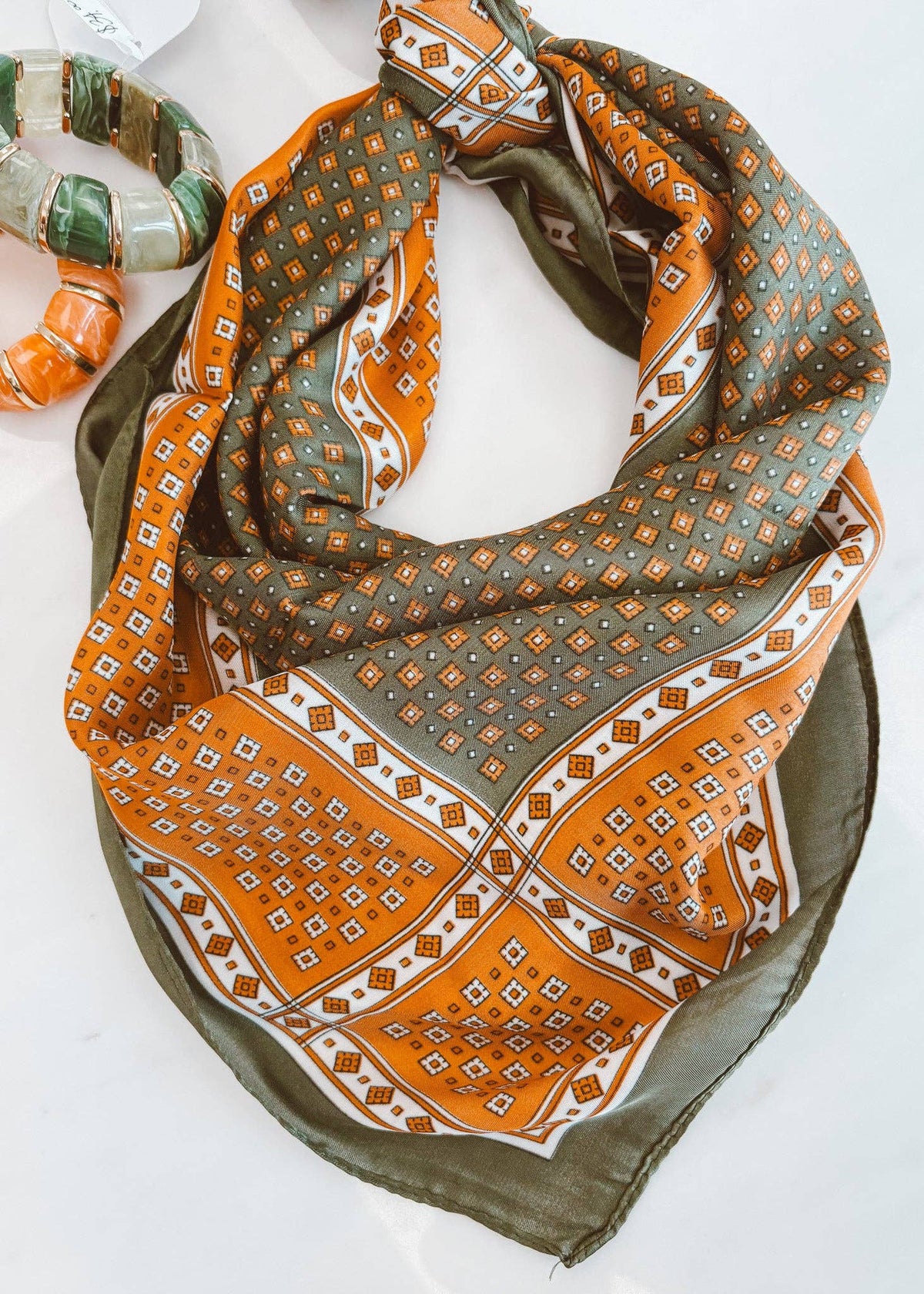 Harvest Satin Scarf
