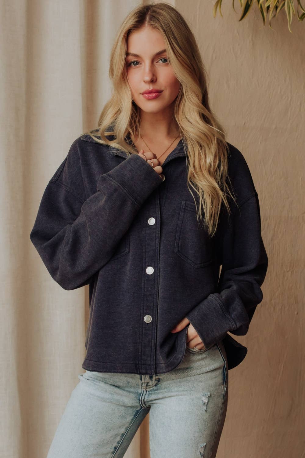 Carla Button Up